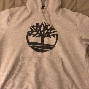 Grey Timberland hoodie